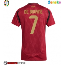 Ženske Nogometnih dresov Belgija Kevin De Bruyne #7 Domači EP 2024 Kratki rokavi